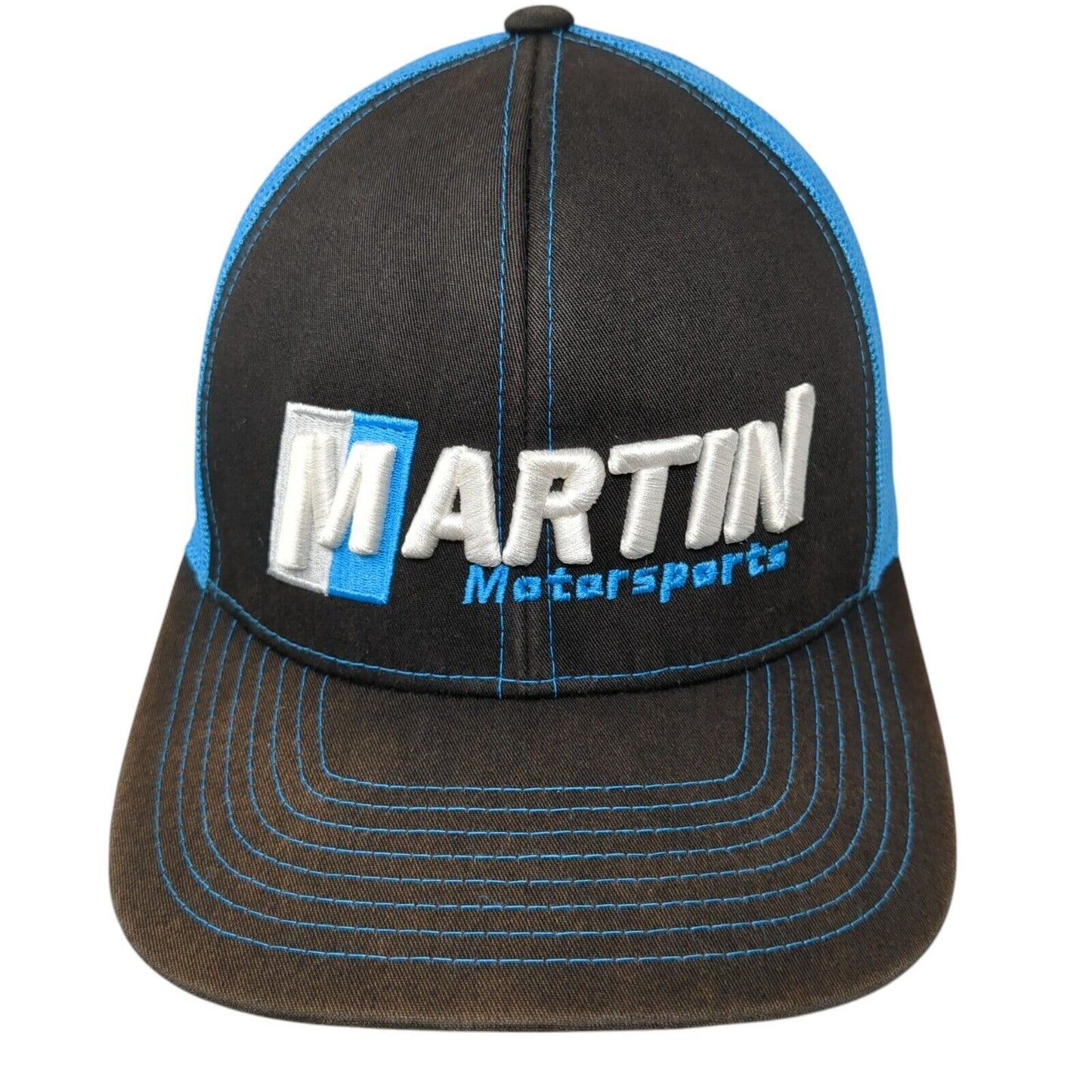Martin Motorsports Snapback Trucker Hat Multicolor OS Mesh Back Pacific Headwear