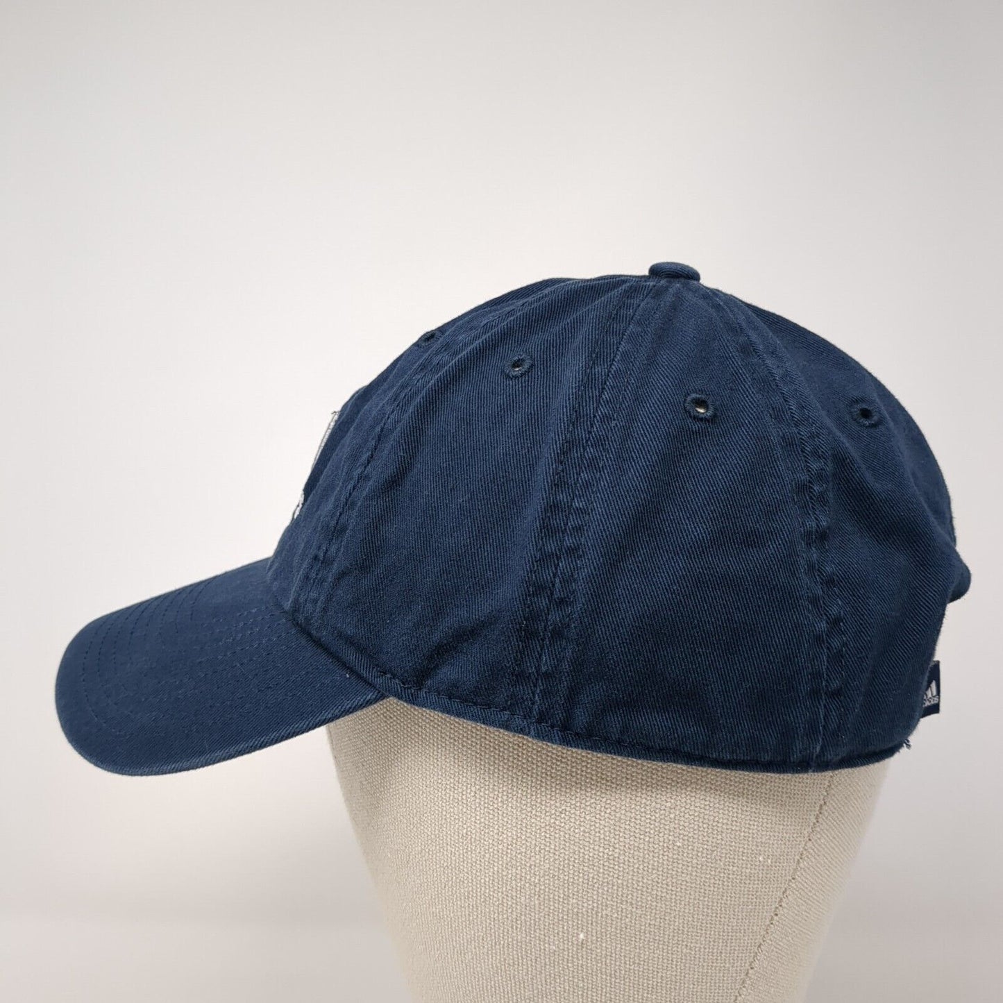 Adidas Slideback Hat Blue One Size Adjustable Embroidered Always Cool Cotton
