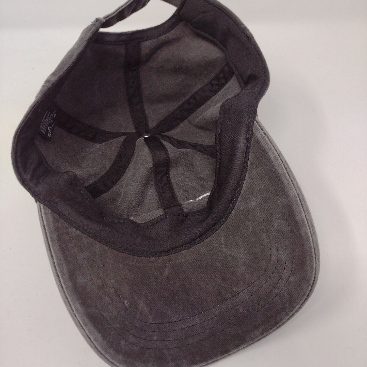 Bad Hair Day Slideback Hat Gray OSFM Adjustable Embroidered 6 Panel Cotton