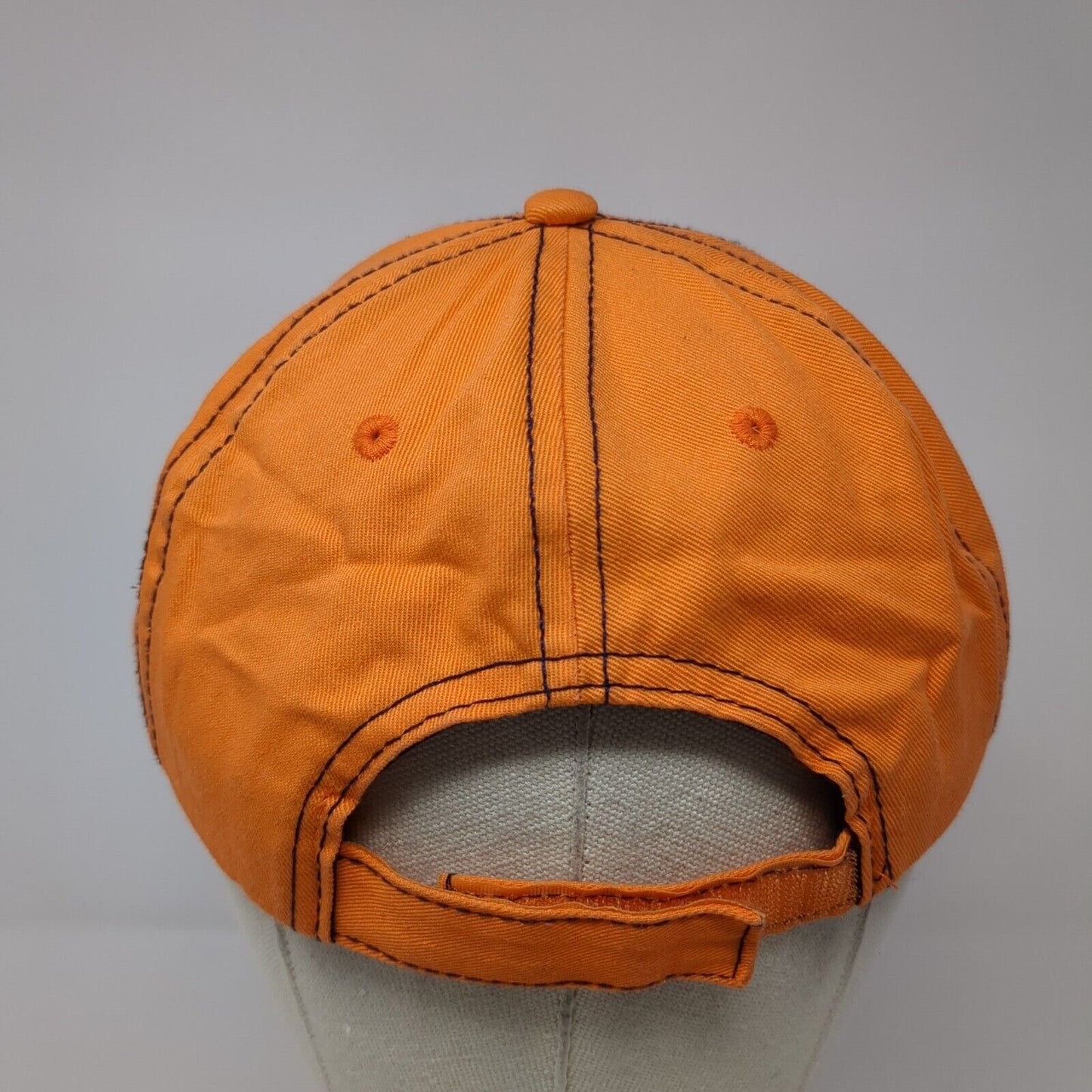 Corona Extra Strapback Hat Orange One Size Adjustable Embroidered 6 Panel Cotton