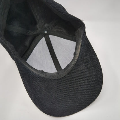 Unbranded Slideback Hat Black One Size Adjustable Solid Fur Pom Pom