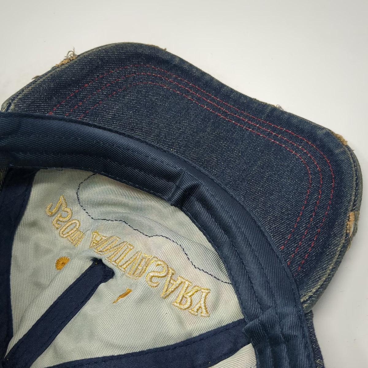 5 Panel Blue One Size Hat 250th Anniversary USA Flag 1776-2026 Denim Slideback