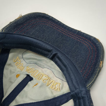 5 Panel Blue One Size Hat 250th Anniversary USA Flag 1776-2026 Denim Slideback