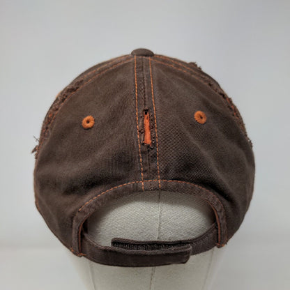 Pickled Feet Ultra Running Strapback Hat Brown One Size Adjustable District
