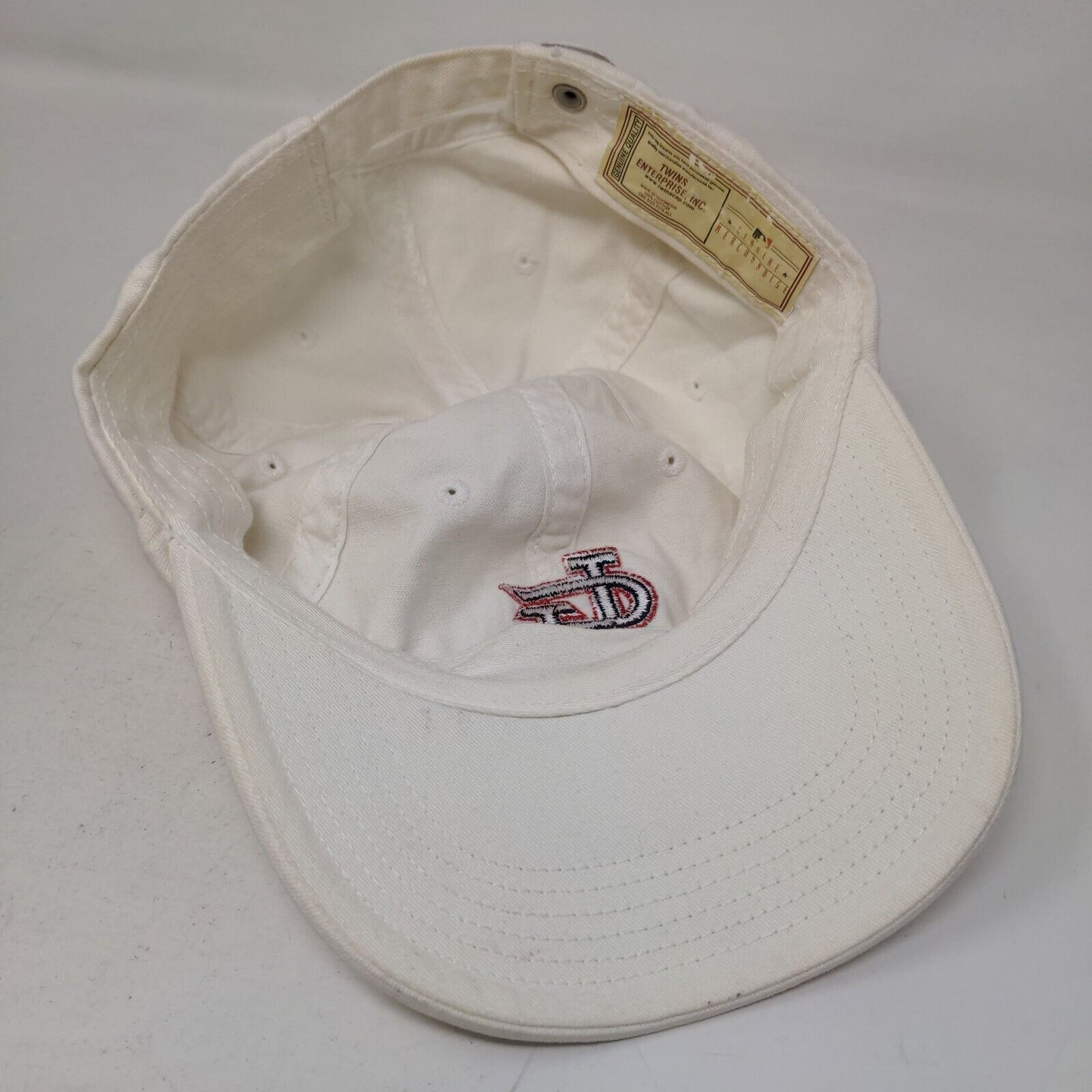 Twins Enterprise Women Slideback Hat White OSFA Saint Louis Cardinals Rhinestone