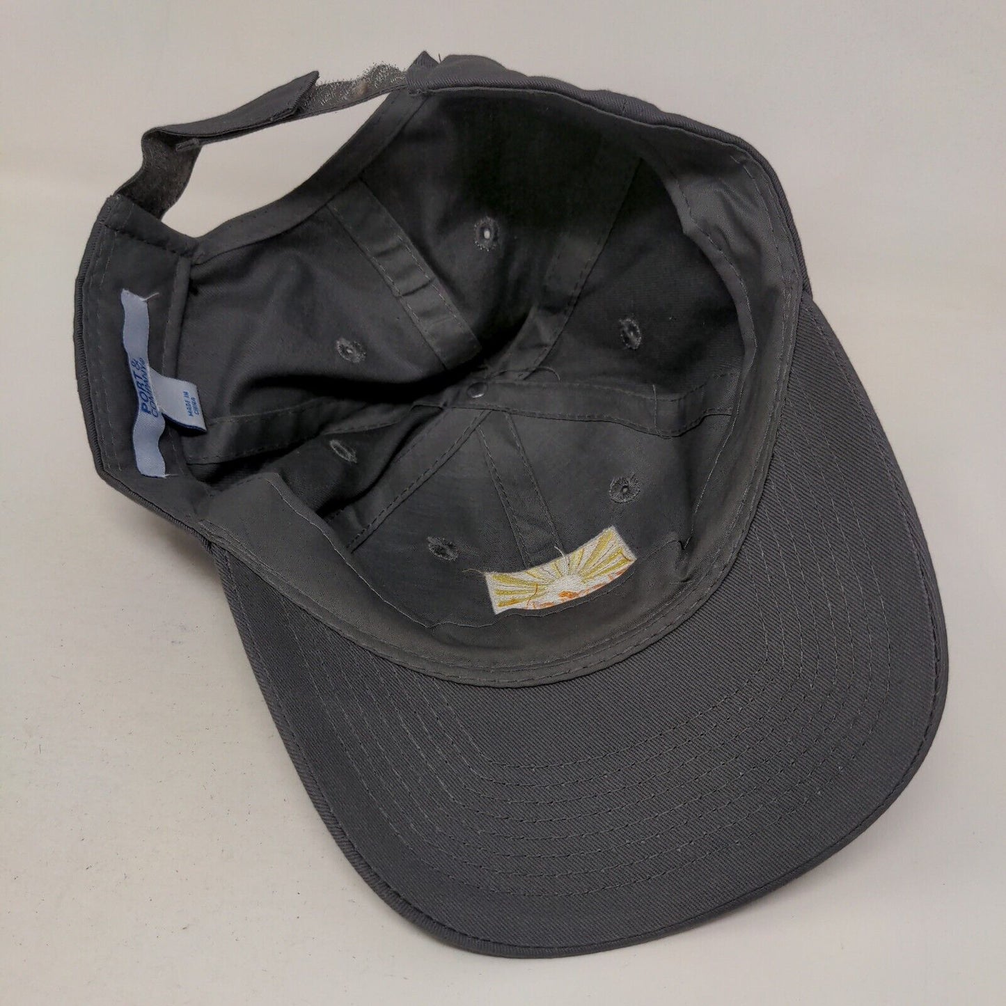 Florida Health Strapback Hat Gray One Size Adjustable Embroidered Port & Company