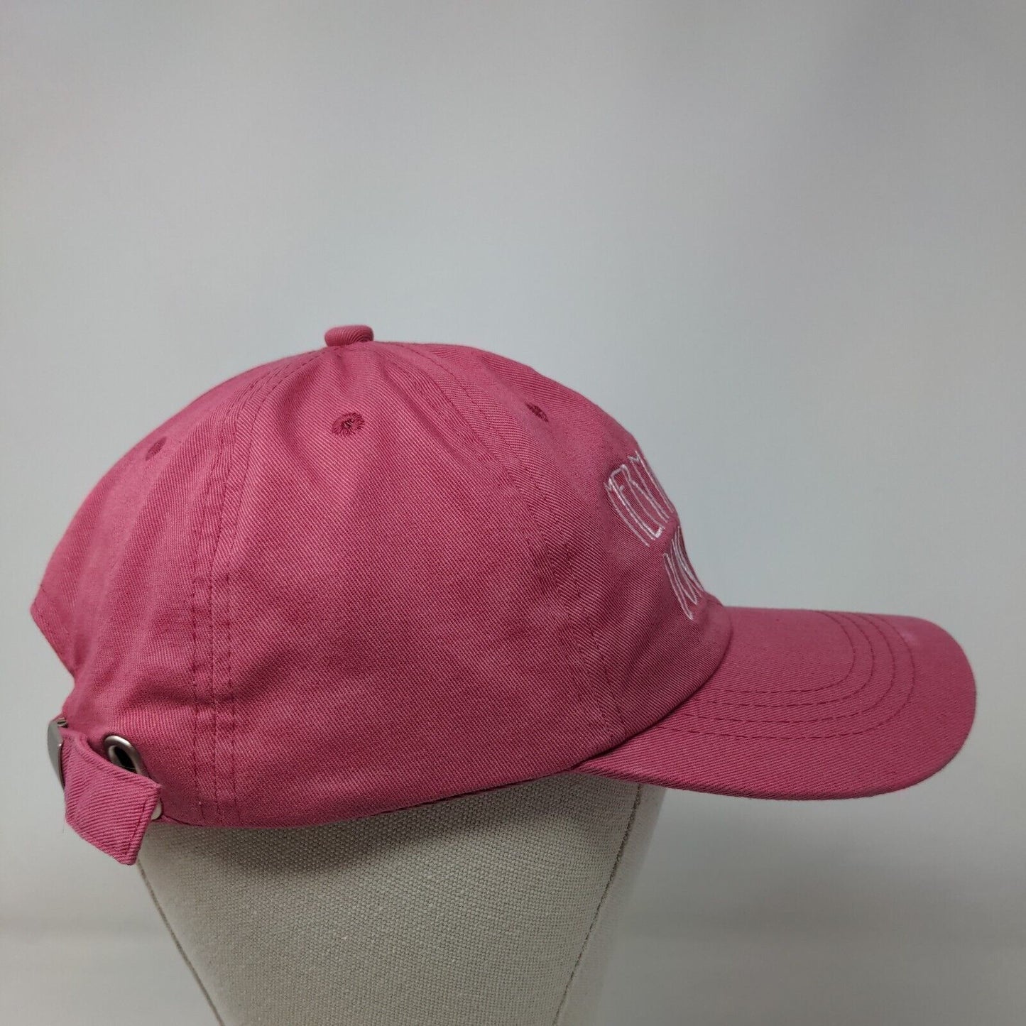 Mermaid Hair Don't Care Slideback Hat Pink One Size Embroidered 6 Panel