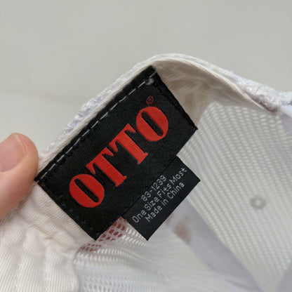 Otto Men's Snapback Mesh Back Hat Multicolor OSFM Embroidered Logo Polycotton