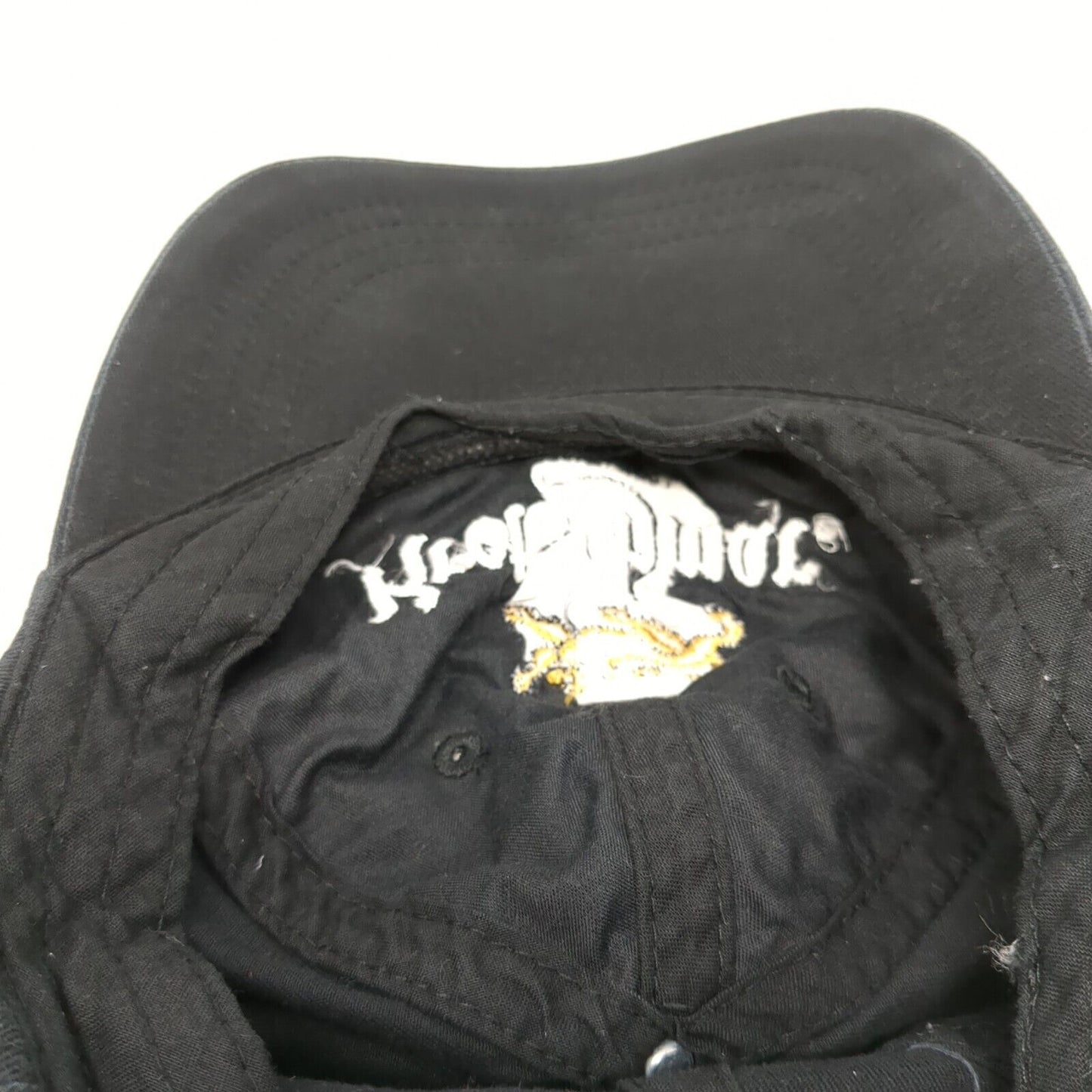 Kretschmar Strapback Hat Black One Size Adjustable Embroidered 6 Panel