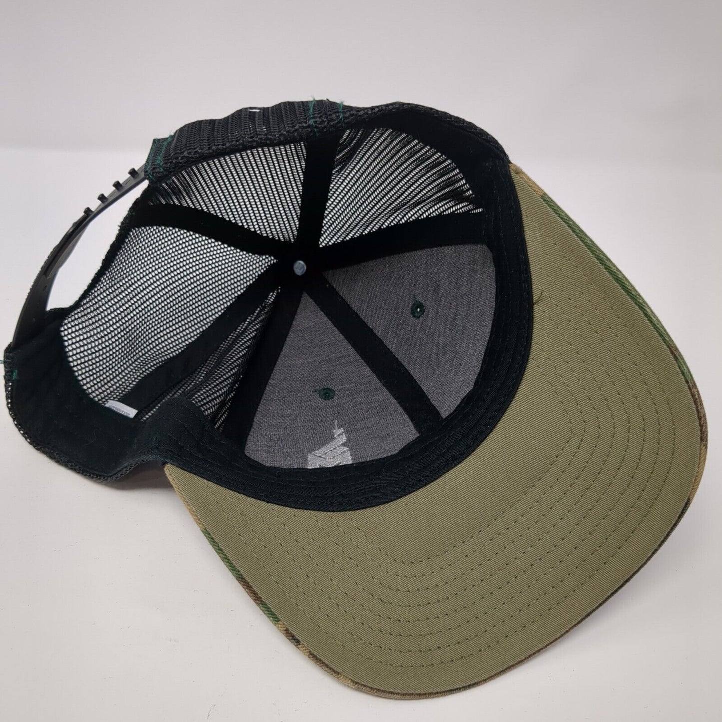 Mission43 Snapback Mesh Back Trucker Hat Camo One Size Richardson