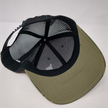 Mission43 Snapback Mesh Back Trucker Hat Camo One Size Richardson