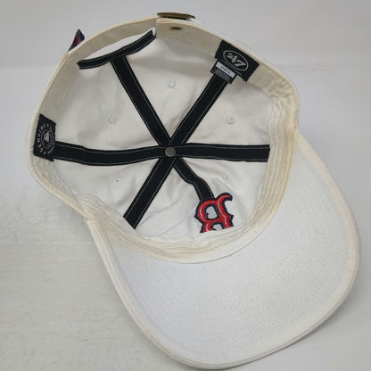 Boston Red Sox MLB '47 Baseball Cap White Red Blue One Size Slideback Logo Hat