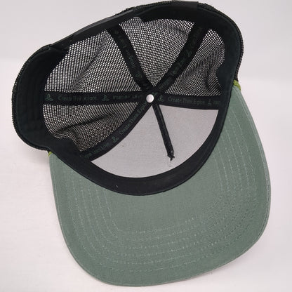 Sly Fox Snapback Mesh Back Rope Trucker Hat Multi One Size Colorblock
