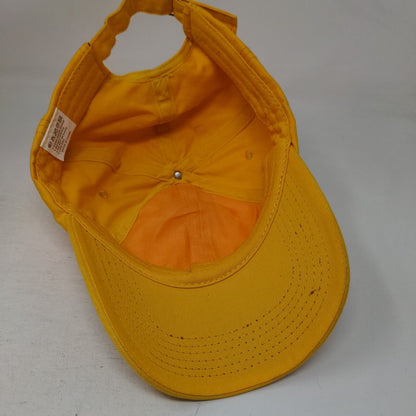 Unbranded Slideback Hat Yellow One Size Adjustable Solid 6 Panel