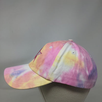Jefree Star Slideback Hat Multicolor One Size Embroidered Tie Dye 6 Panel
