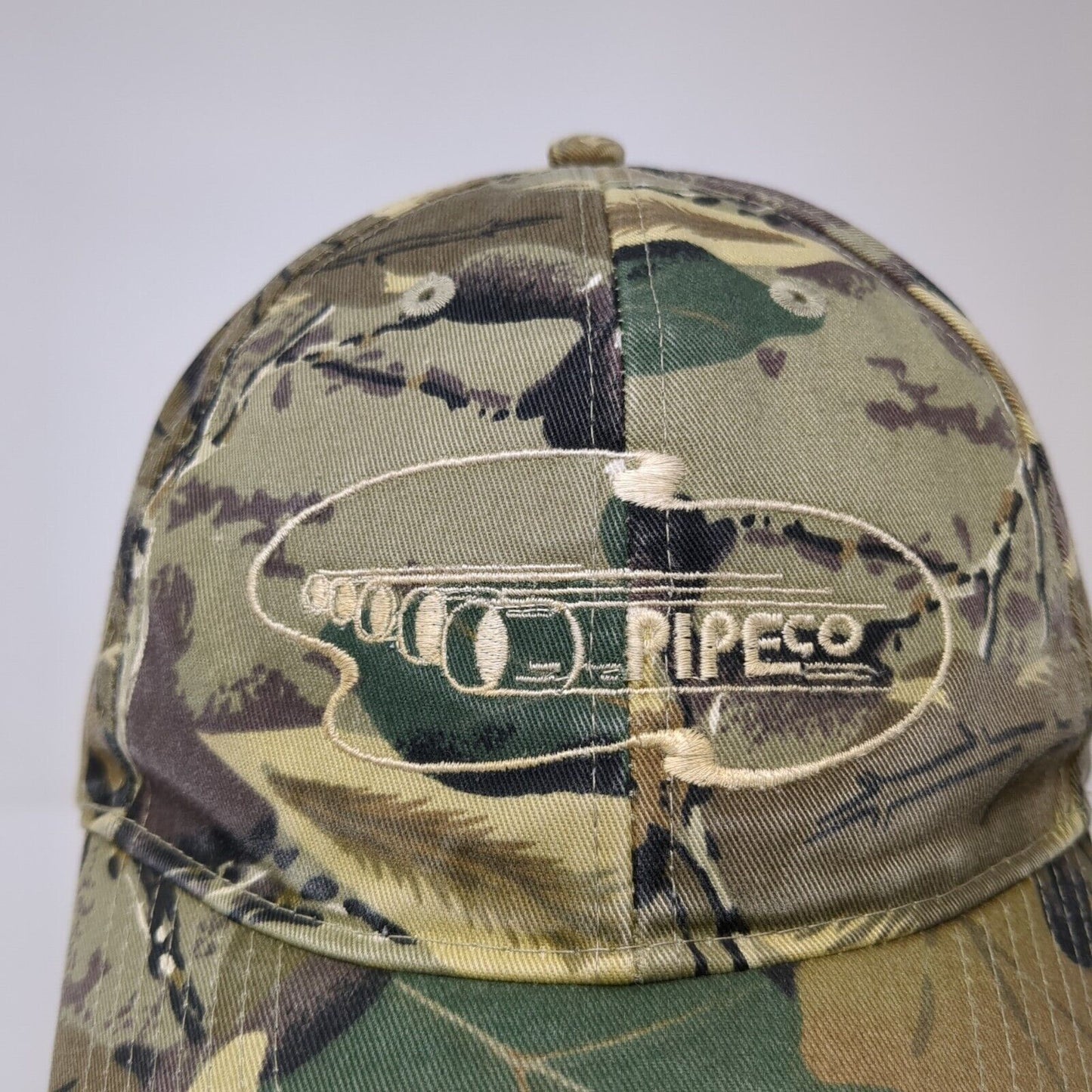 Pipe Co Strapback Hat Camouflage One Size Adjustable Embroidered 6 Panel Otto