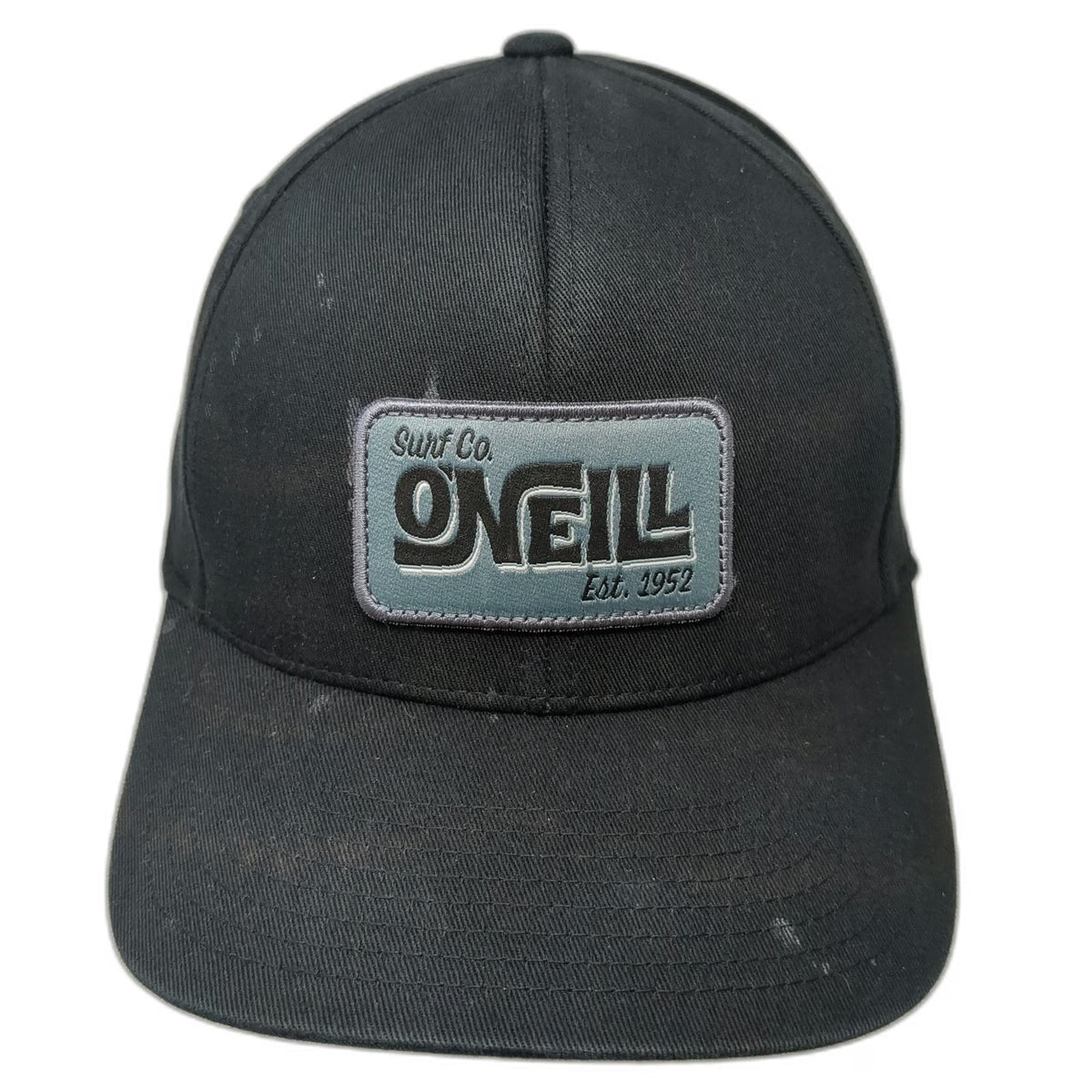 O'Neill Baseball Cap Black XL Flexfit Surf Co Est 1952 Structured Fitted Hat