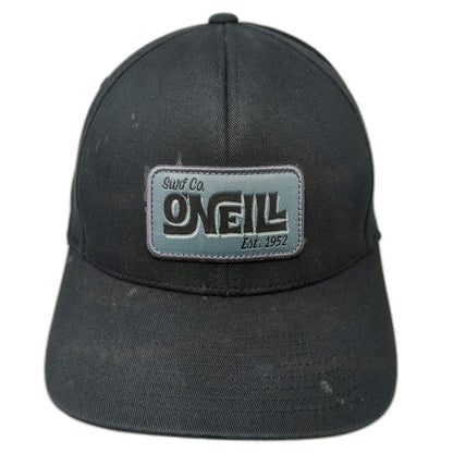 O'Neill Baseball Cap Black XL Flexfit Surf Co Est 1952 Structured Fitted Hat