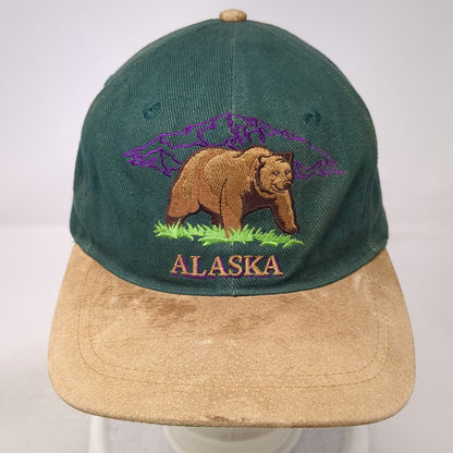 Arctic Circle Alaska Bear Mountain Green Baseball Cap One Size Strapback Hat