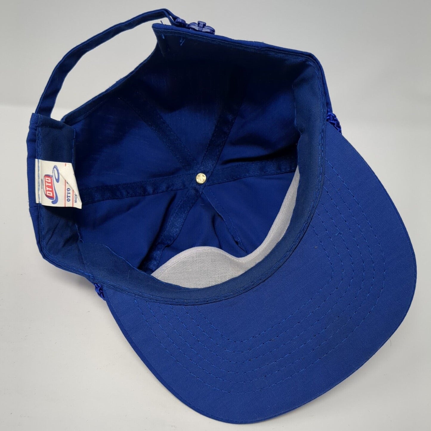 Dales Service Co Slideback Hat Blue One Size Adjustable 6 Panel Rope Otto