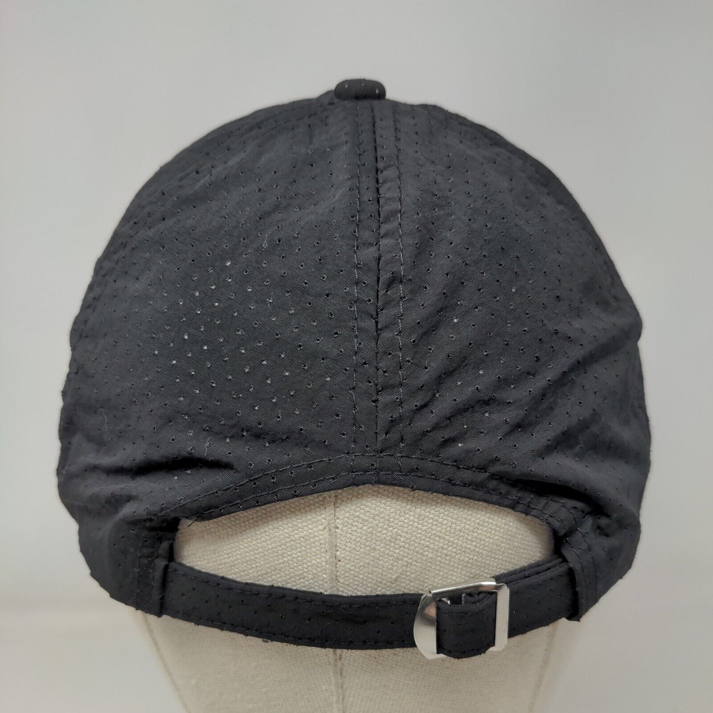 Unbranded Slideback Hat Black One Size Adjustable Breathable Blank