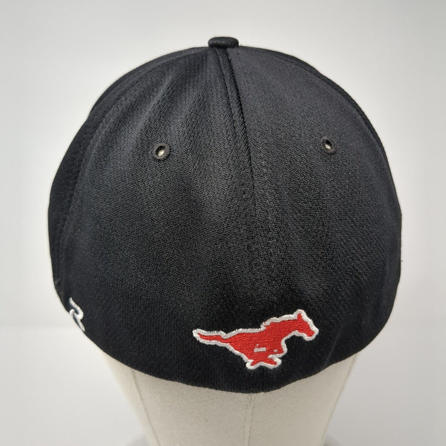 PC Fitted Hat Black S/M Embroidered Vented Holes 6 Panel PTS40 Dryve Richardson