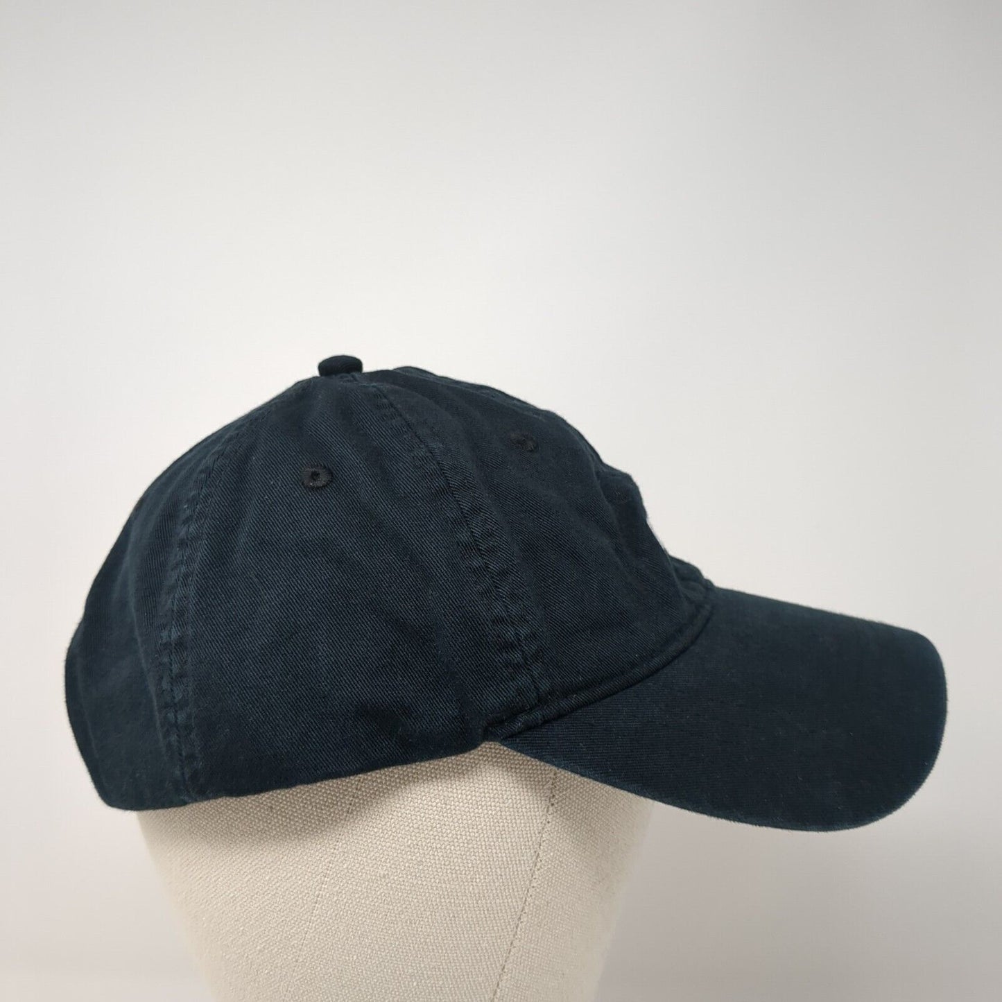 Levi's Snapback Hat Blue 58cm Adjustable Embroidered Solid 6 Panel