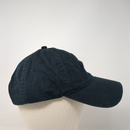 Levi's Snapback Hat Blue 58cm Adjustable Embroidered Solid 6 Panel