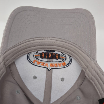 Lazy Bear Ranch Strapback Hat Gray One Size Adjustable Embroidered Otto