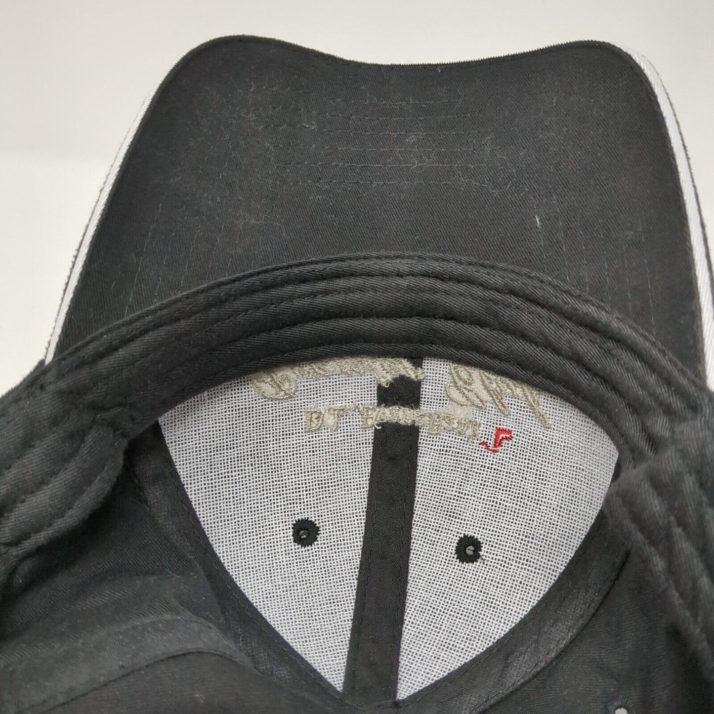 D.L. Evans Bank Premier Club Strapback Hat Black One Size Adjustable