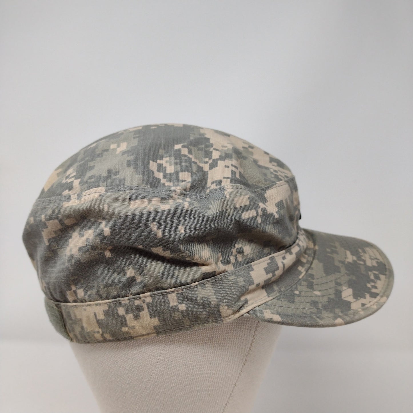 US Army Combat Uniform Digital Camo Patrol Cap Size 7 1/2 Green Tan Uniform