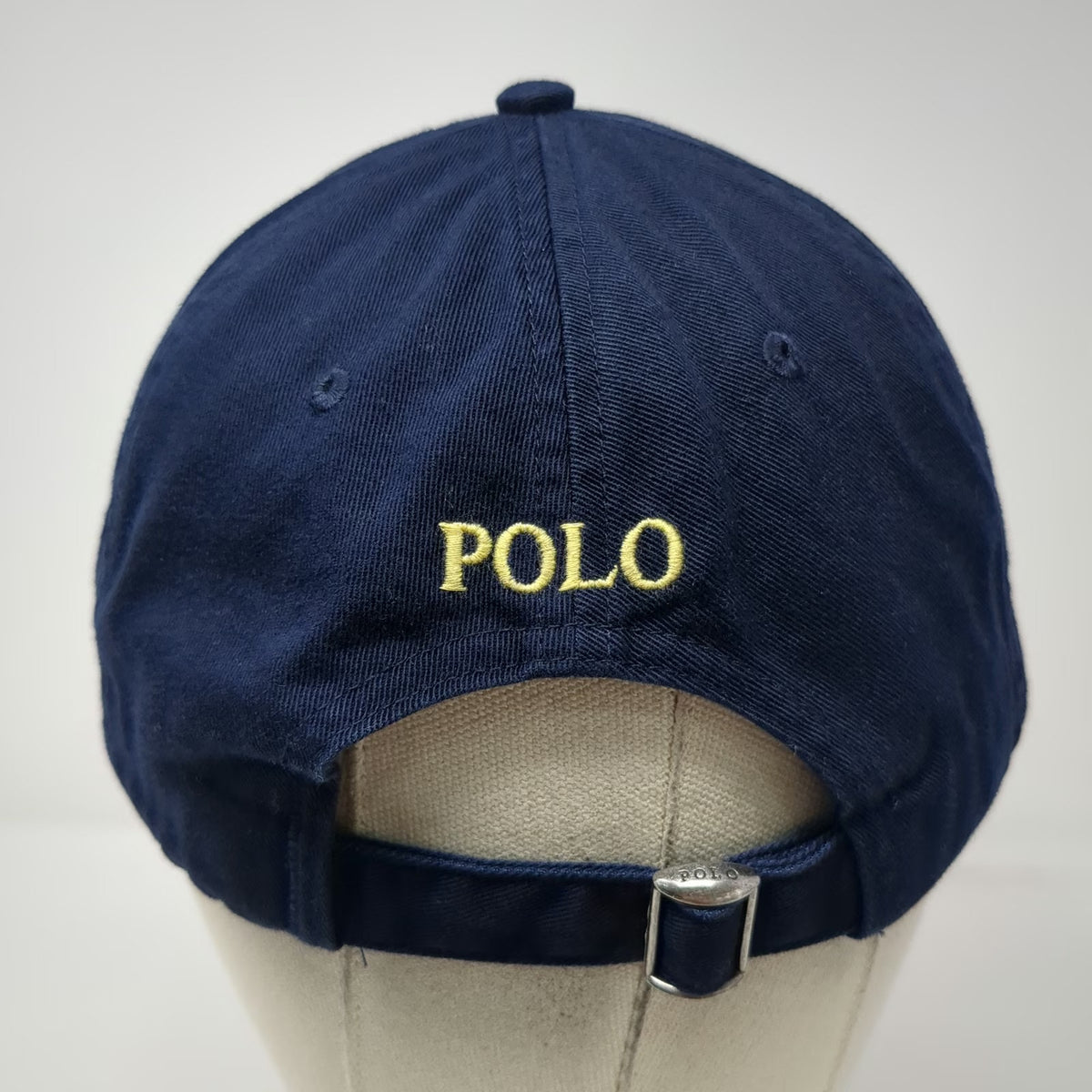 Polo Ralph Lauren Baseball Cap Blue One Size Slideback Yellow Pony Logo Hat