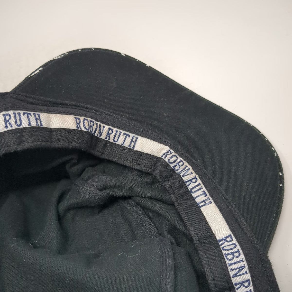 Robin Ruth Army Cap Black White Deutschland One Size Cotton Print Strapback Hat