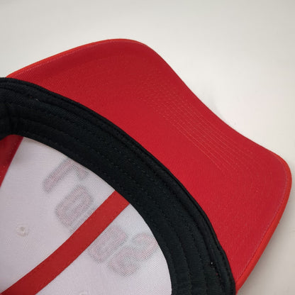 Nike Baseball Cap Red OS NCAA New Mexico Lobos Mascot Logo Dri-Fit Fitted Hat