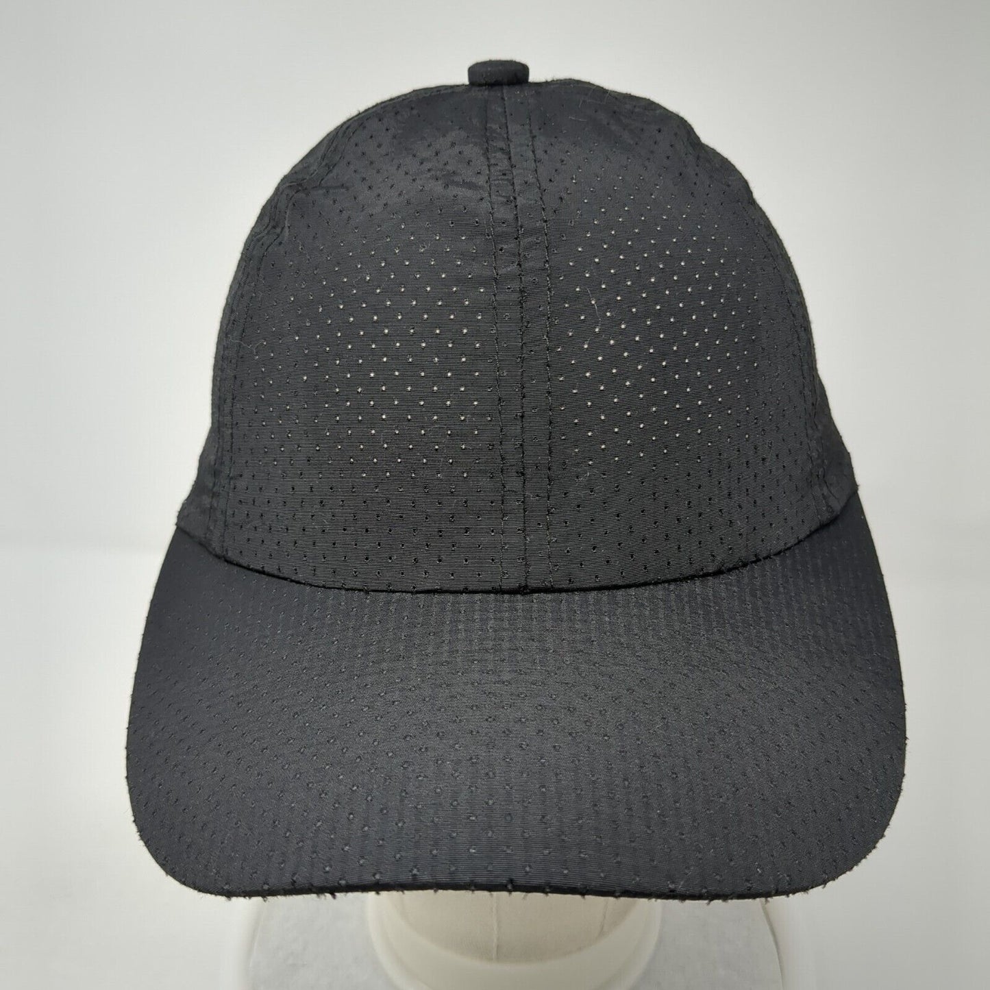 Unbranded Slideback Hat Black One Size Adjustable Breathable 6 Panel Blank