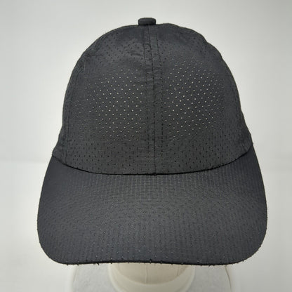 Unbranded Slideback Hat Black One Size Adjustable Breathable 6 Panel Blank