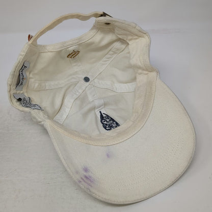 Jumeirah Baseball Cap White One Size Burj Al Arab Embroidered Slideback Hat