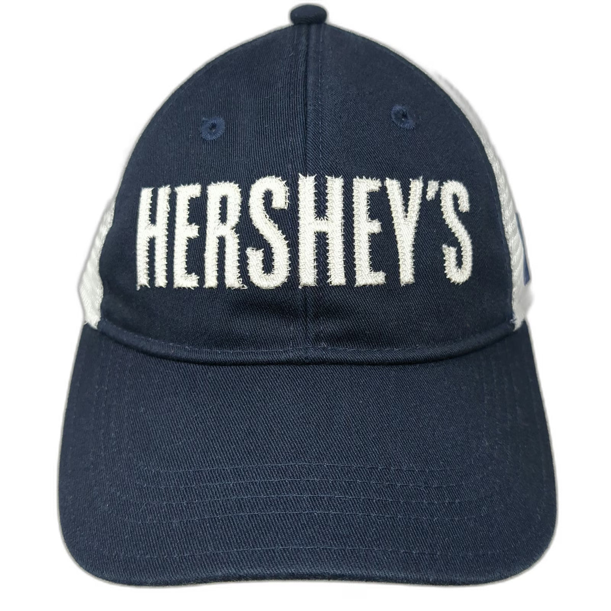 Champion Trucker Hat Blue One Size Hershey's Embroidered Mesh Snapback Logo Cap