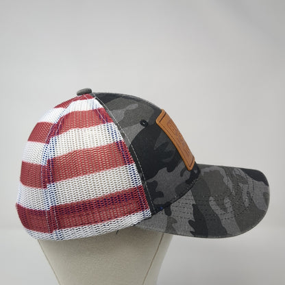 Ford Built Tough Trucker Hat Multicolor One Size Adjustable Mesh Back Patriotic
