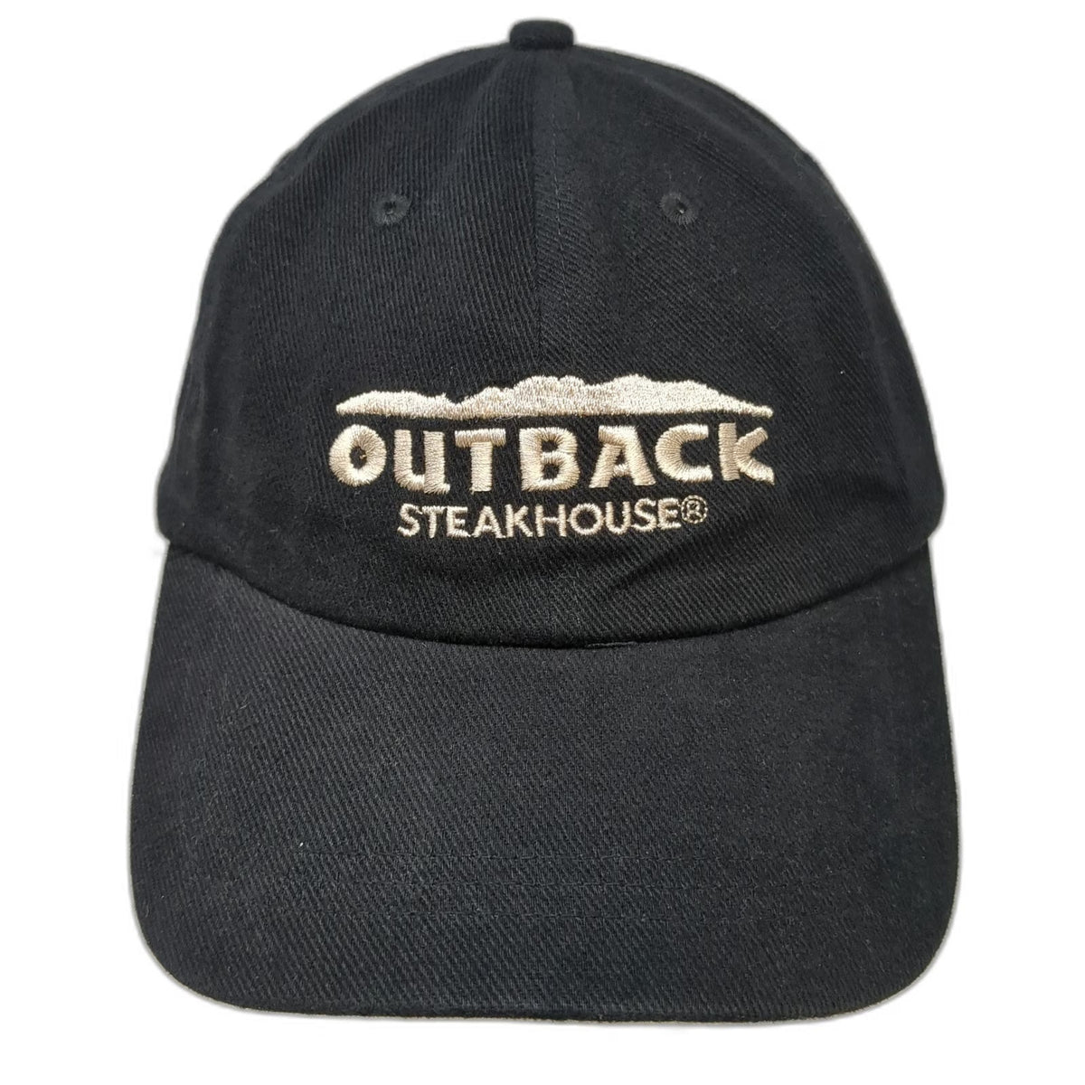 Ataly Graphics Outback Steakhouse Baseball Cap Black One Size Hat Slideback