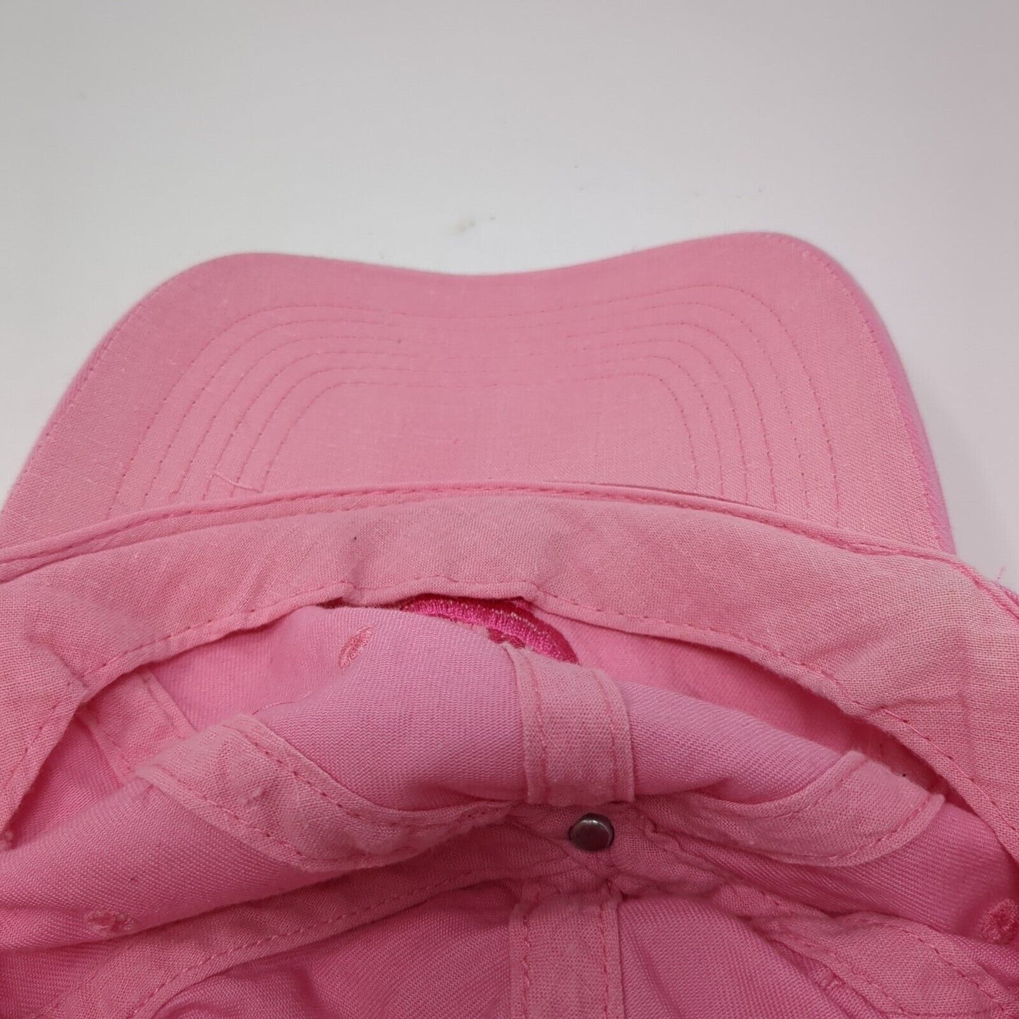 NAPA All Out For The Cure Strapback Hat Pink One Size Adjustable Embroidered