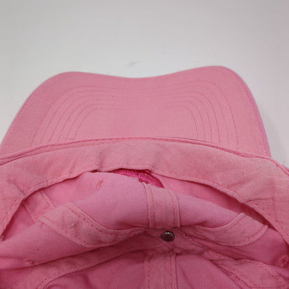 NAPA All Out For The Cure Strapback Hat Pink One Size Adjustable Embroidered