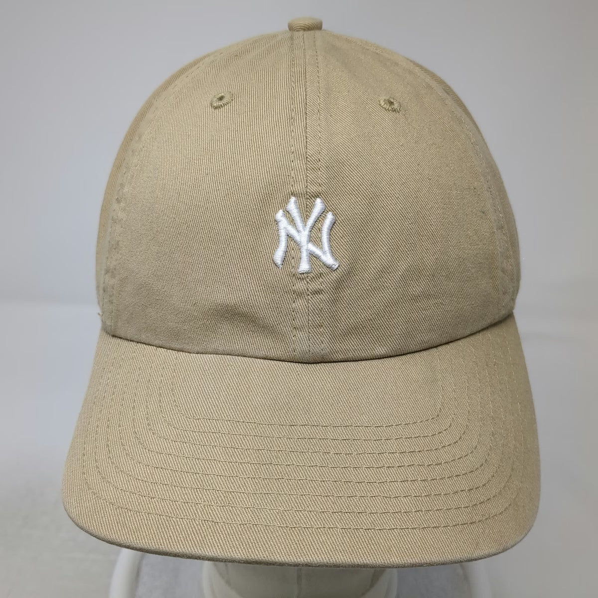 New York Yankees MLB '47 Brand Baseball Cap Beige One Size Slideback Cotton Hat