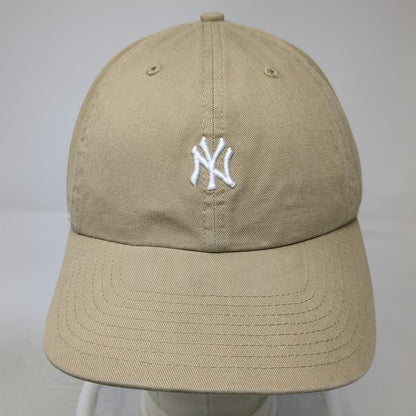 New York Yankees MLB '47 Brand Baseball Cap Beige One Size Slideback Cotton Hat