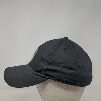 American Flag Strapback Hat Black One Size Adjustable Patriotic 6 Panel