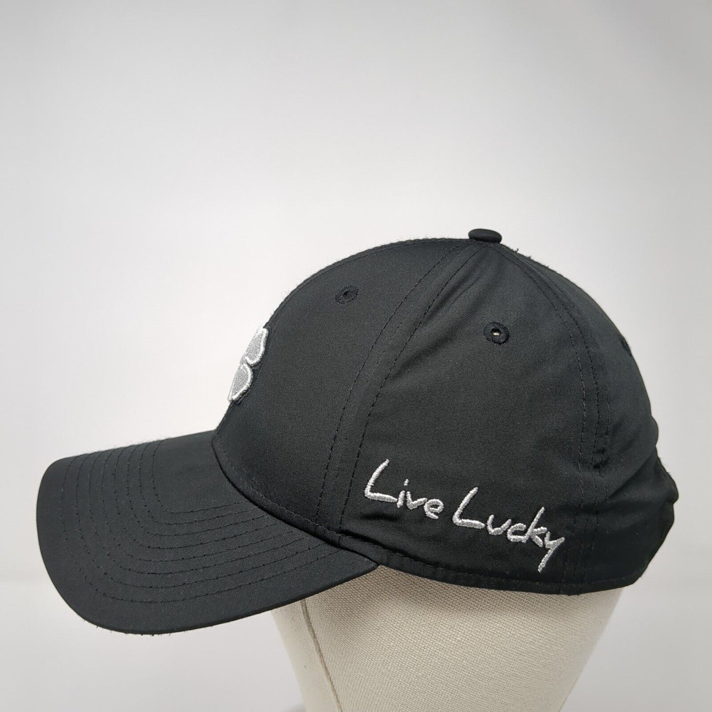 Black Clover Live Lucky Toggle Back Hat Black One Size Adjustable