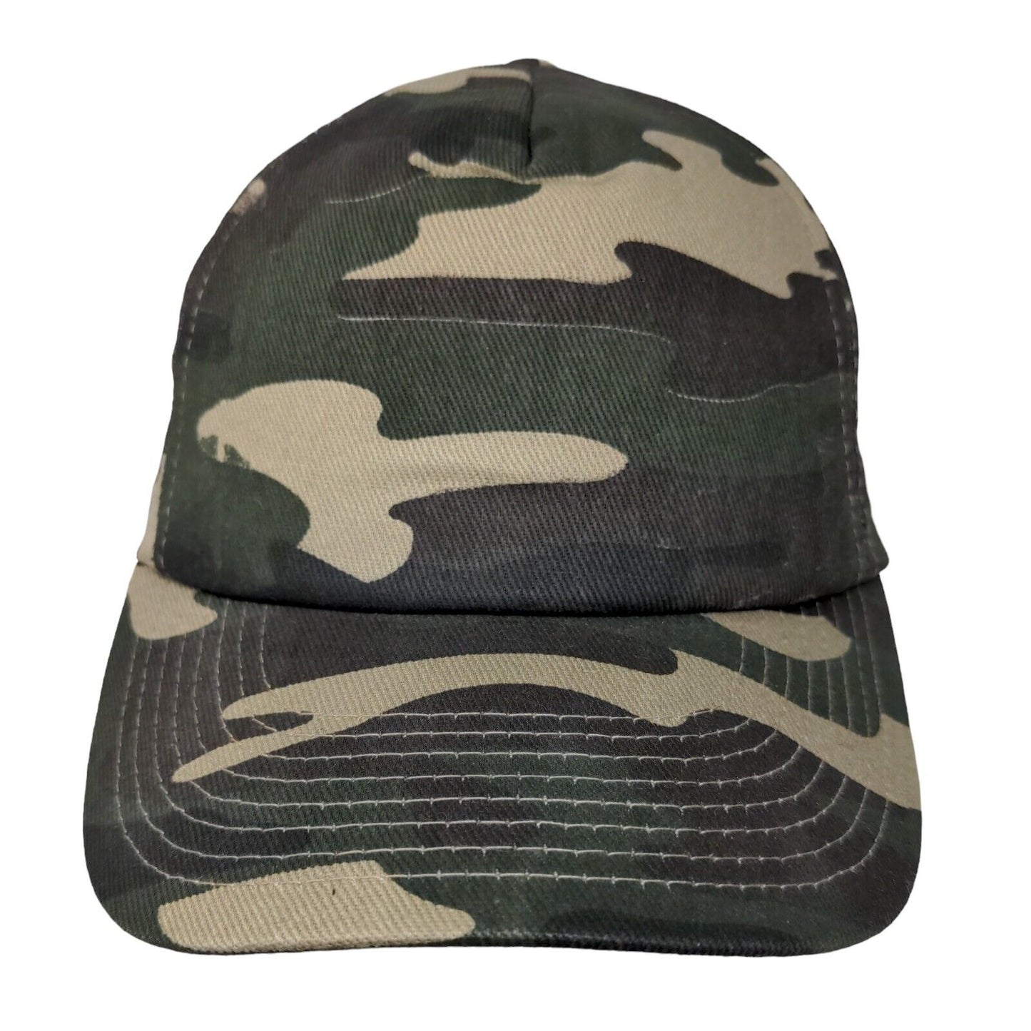 Unbranded Strapback Hat Camouflage One Size Adjustable Outdoor Blank