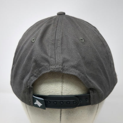 Raised by Coyotes 5 Panel Gray Hat One Size Thunderbird Embroidery Rope Snapback