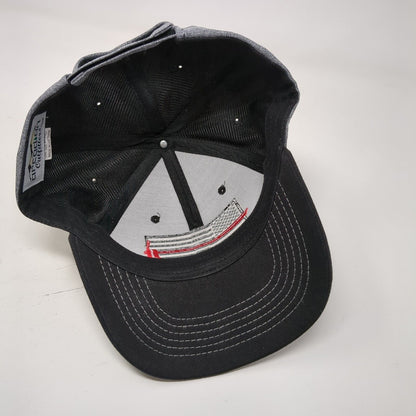 Axe American Flag Strapback Hat Gray One Size Adjustable Patriotic Arcadian
