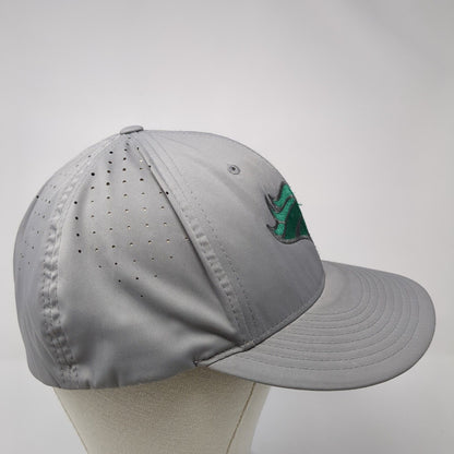 Denver Broncos Fitted Hat Gray L/XL Flexfit Embroidered PTS Lite Richardson